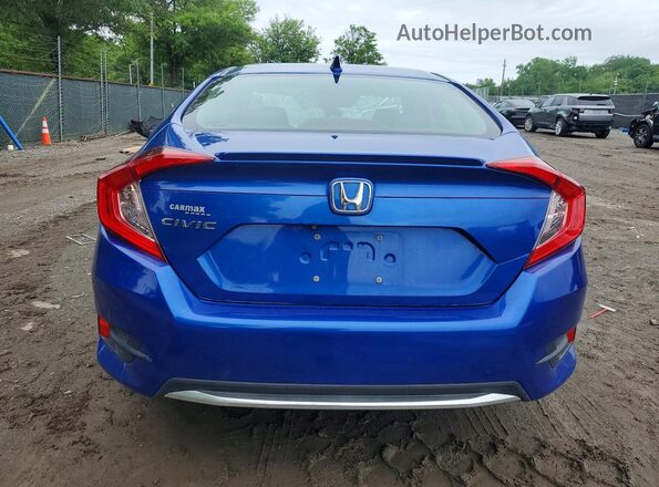 19XFC1F7XME201476 2021 HONDA CIVIC Blue Widok z tyłu