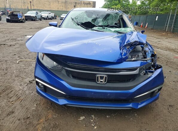 19XFC1F7XME201476 2021 HONDA CIVIC Blue Widok z przodu