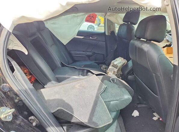 19XFC1F90GE037497 2016 HONDA CIVIC Black Rear seats view