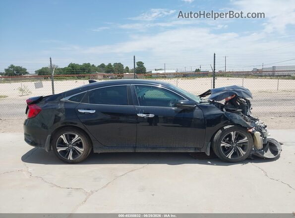 19XFC1F90HE027702 2017 HONDA CIVIC Black უკანა სალონის ხედი
