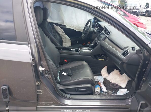 19XFC1F91GE015556 2016 HONDA CIVIC Black Widok wnętrza z przodu