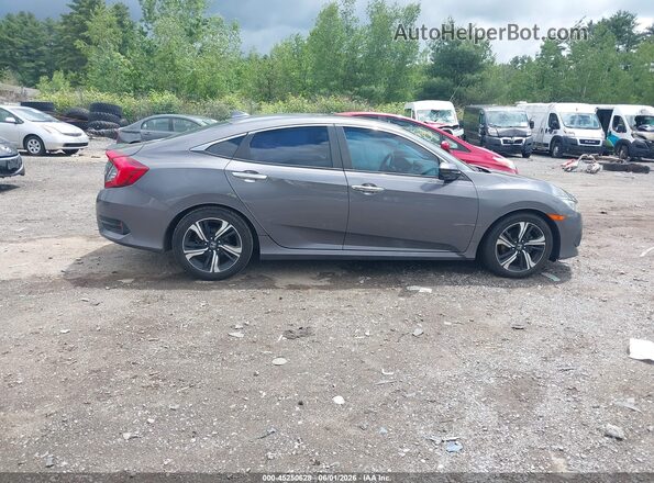 19XFC1F91GE015556 2016 HONDA CIVIC Black Widok wnętrza z tyłu