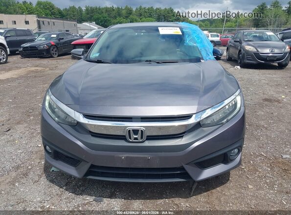 19XFC1F91GE015556 2016 HONDA CIVIC Black Widok zestawu wskaźników