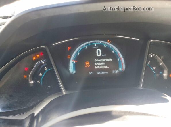 19XFC1F91GE037167 2016 HONDA CIVIC White Widok zestawu wskaźników