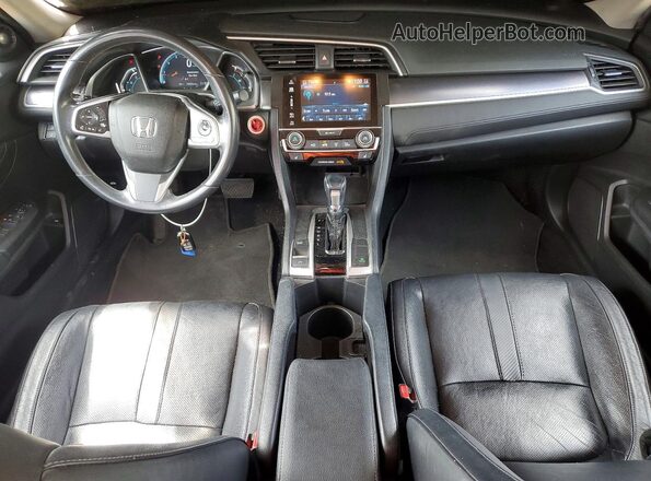 19XFC1F91GE204191 2016 HONDA CIVIC Gray Вид панелі приладів