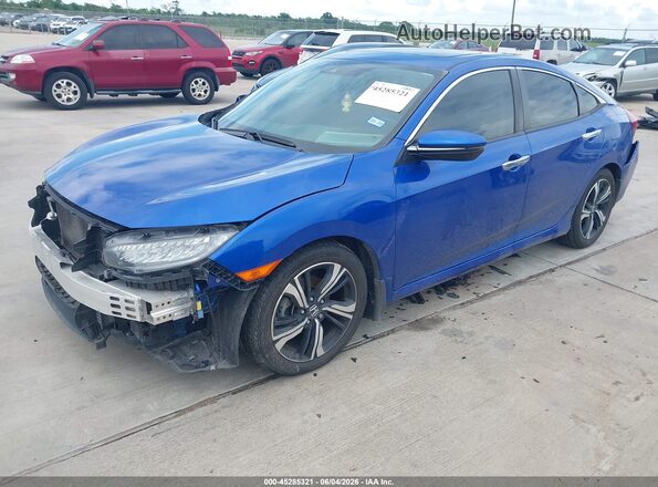 19XFC1F91HE029149 2017 HONDA CIVIC Blue Передня ліва чверть
