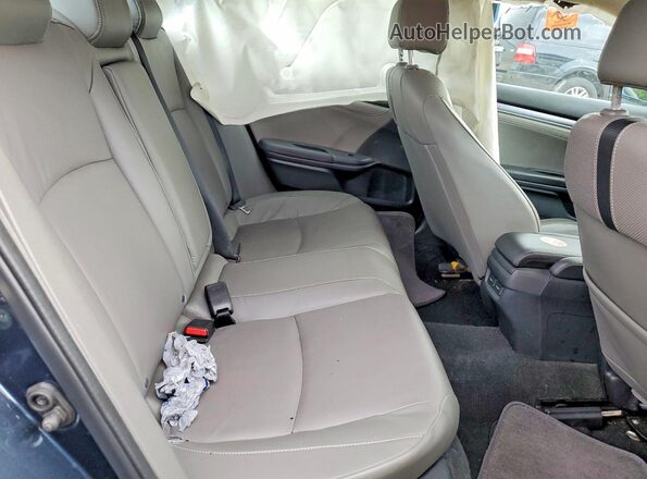 19XFC1F92GE007210 2016 HONDA CIVIC Blue Widok tylnych siedzeń