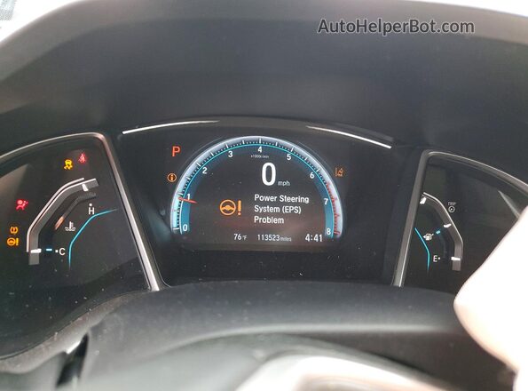 19XFC1F92GE007210 2016 HONDA CIVIC Blue Widok zestawu wskaźników