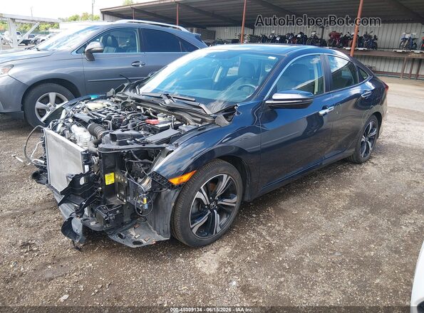 19XFC1F92HE002283 2017 HONDA CIVIC Blue Vista tres cuartos delantera izquierda