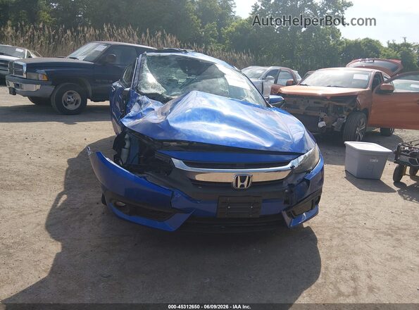 19XFC1F92HE002932 2017 HONDA CIVIC Blue Widok zestawu wskaźników