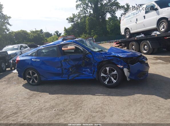 19XFC1F92HE002932 2017 HONDA CIVIC Blue Widok wnętrza z tyłu