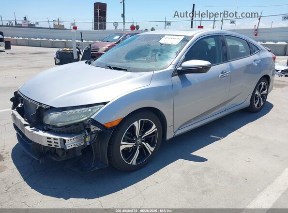 19XFC1F93GE206427 2016 HONDA CIVIC Silver წინა მარცხენა ხედი სამი მეოთხედიდან
