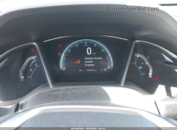 19XFC1F93GE206427 2016 HONDA CIVIC Silver უკანა სავარძლების ხედი