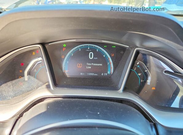 19XFC1F93HE213203 2017 HONDA CIVIC Gray ხელსაწყოთა პანელის ხედი