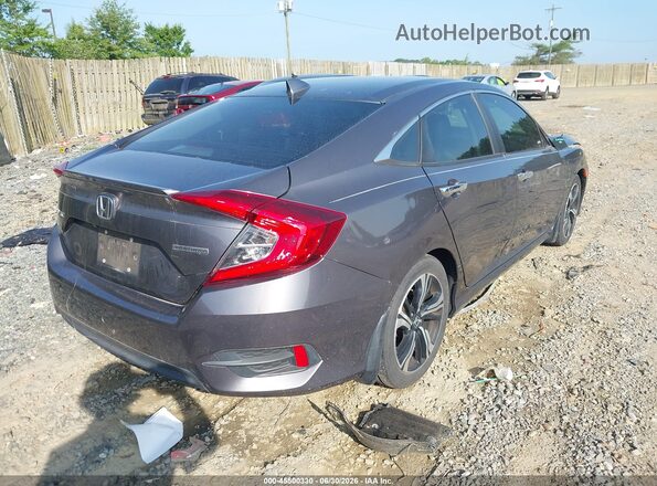 19XFC1F98GE017966 2016 HONDA CIVIC Gray Trasero derecho