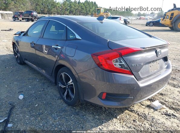 19XFC1F98GE017966 2016 HONDA CIVIC Gray Trasero izquierdo