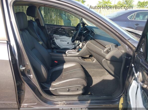19XFC1F98GE017966 2016 HONDA CIVIC Gray Vista interior delantera