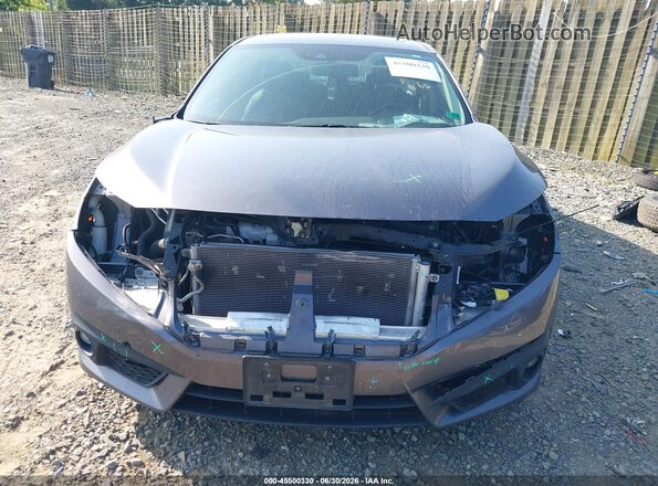 19XFC1F98GE017966 2016 HONDA CIVIC Gray Vista del cuadro de instrumentos