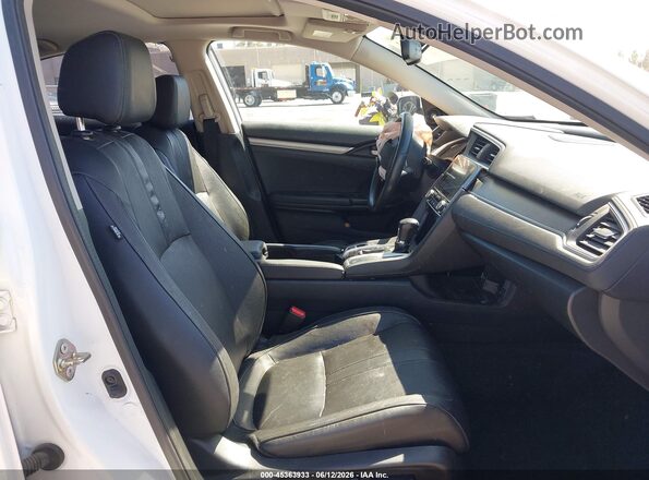19XFC1F98GE213499 2016 HONDA CIVIC White Widok wnętrza z przodu