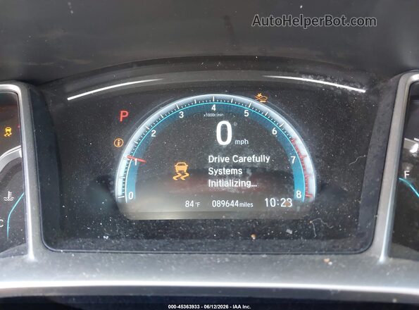 19XFC1F98GE213499 2016 HONDA CIVIC White Widok tylnych siedzeń