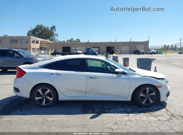19XFC1F98GE213499 2016 HONDA CIVIC White Widok wnętrza z tyłu