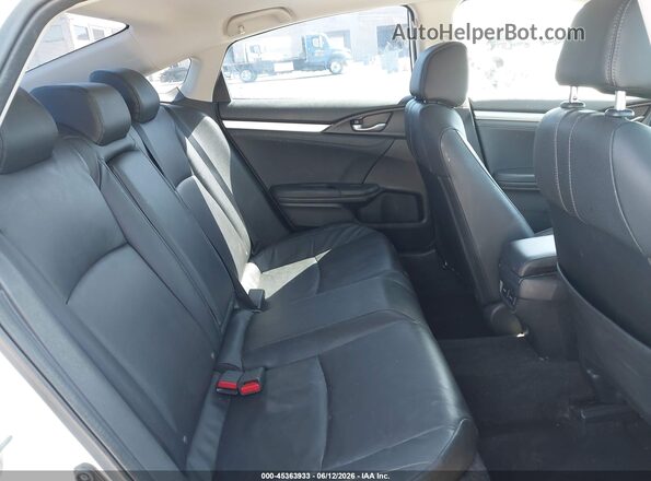 19XFC1F98GE213499 2016 HONDA CIVIC White Widok naklejki z numerem VIN