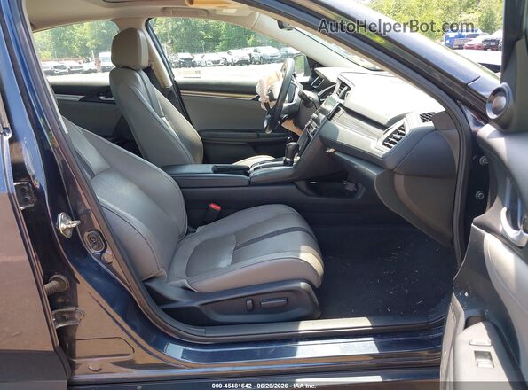 19XFC1F9XKE202352 2019 HONDA CIVIC Blue Vista interior delantera