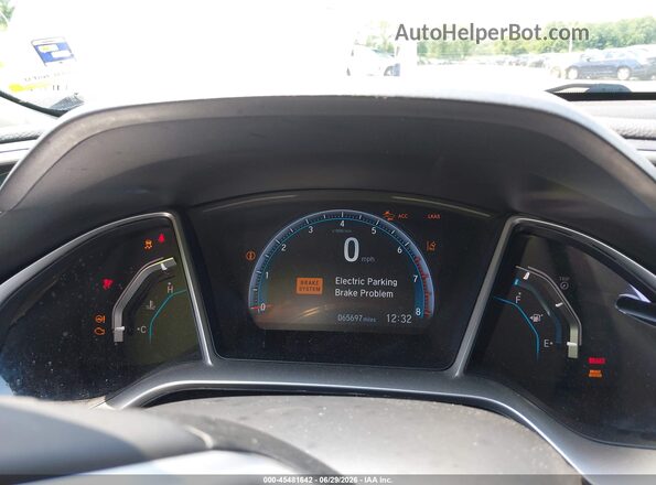 19XFC1F9XKE202352 2019 HONDA CIVIC Blue Vista de los asientos traseros