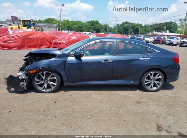 19XFC1F9XKE202352 2019 HONDA CIVIC Blue Vista interior de 360 grados