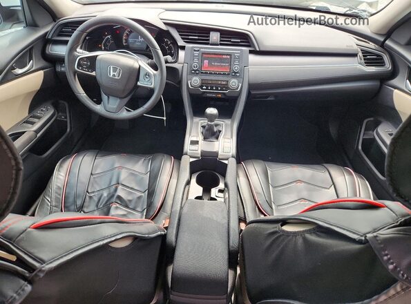 19XFC2E50HE062146 2017 HONDA CIVIC White წინა პანელის ხედი