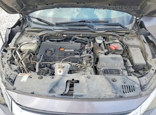 19XFC2E50JE011946 2018 HONDA CIVIC Gray უკანა სალონის ხედი
