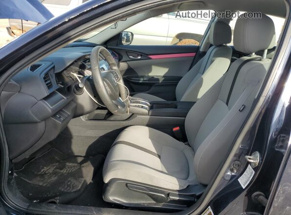 19XFC2E51JE015293 2018 HONDA CIVIC Gray წინა სალონის ხედი