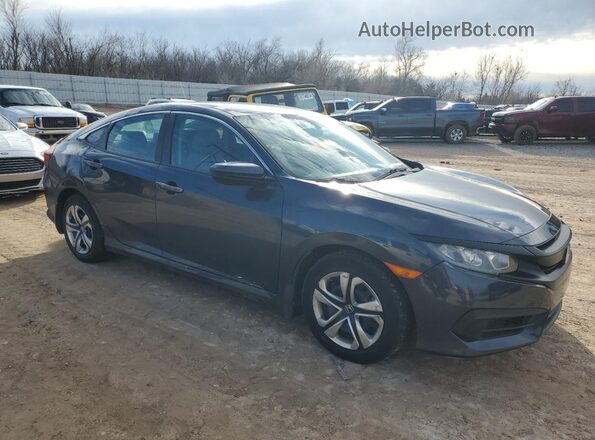 19XFC2E51JE015293 2018 HONDA CIVIC Gray წინა მარჯვენა
