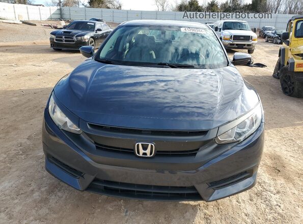 19XFC2E51JE015293 2018 HONDA CIVIC Gray წინა ხედი