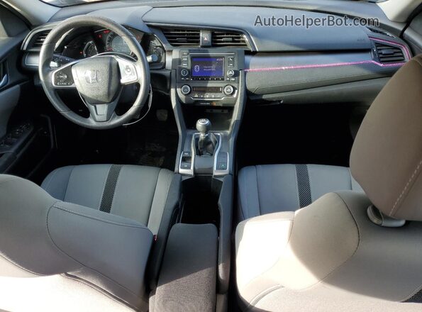 19XFC2E51JE015293 2018 HONDA CIVIC Gray წინა პანელის ხედი