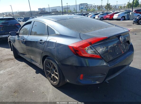 19XFC2E54GE009657 2016 HONDA CIVIC Gray Задня ліва чверть