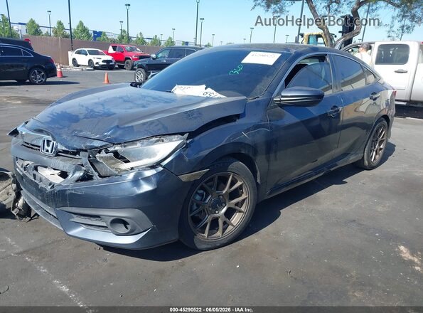 19XFC2E54GE009657 2016 HONDA CIVIC Gray Передня ліва чверть