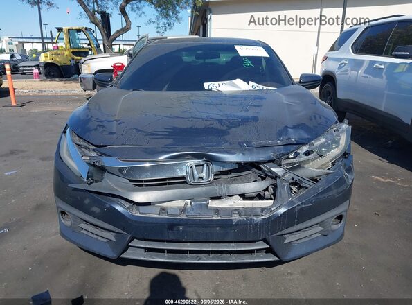 19XFC2E54GE009657 2016 HONDA CIVIC Gray Вид щитка приладів
