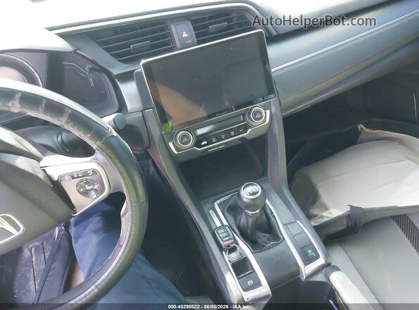 19XFC2E54GE009657 2016 HONDA CIVIC Gray Вид панелі приладів