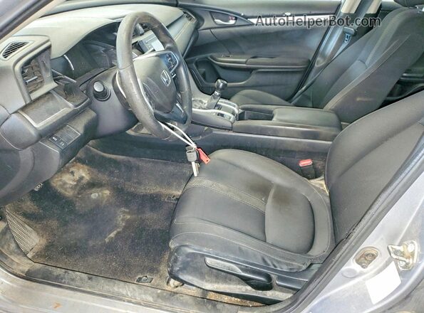 19XFC2E56HE072213 2017 HONDA CIVIC Silver Вид салону спереду