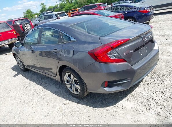 19XFC2E58JE032298 2018 HONDA CIVIC Gray Задня ліва чверть