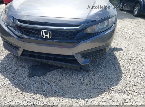 19XFC2E58JE032298 2018 HONDA CIVIC Gray Вид спереду