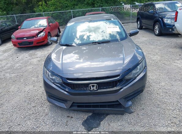 19XFC2E58JE032298 2018 HONDA CIVIC Gray Вид щитка приладів