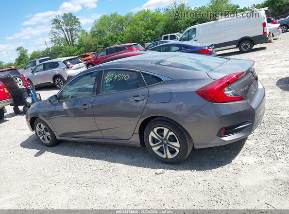 19XFC2E58JE032298 2018 HONDA CIVIC Gray Панорамний вид салону 360°