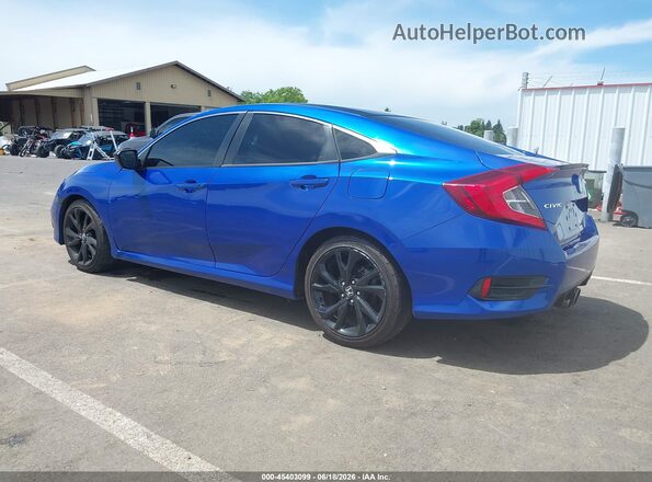19XFC2E82LE025232 2020 HONDA CIVIC Blue Հետևի ձախ