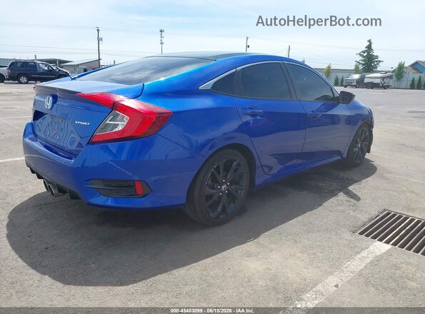 19XFC2E82LE025232 2020 HONDA CIVIC Blue Հետևի աջ