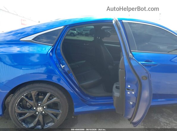 19XFC2E82LE025232 2020 HONDA CIVIC Blue VIN կոդի պիտակի տեսք