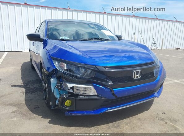 19XFC2E82LE025232 2020 HONDA CIVIC Blue Դիմացի տեսք