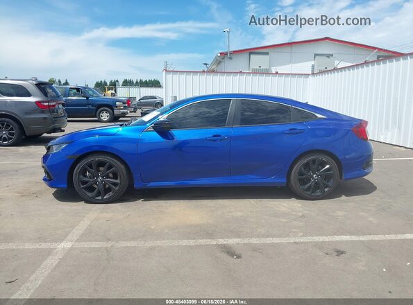 19XFC2E82LE025232 2020 HONDA CIVIC Blue Սալոնի 360 աստիճան տեսք