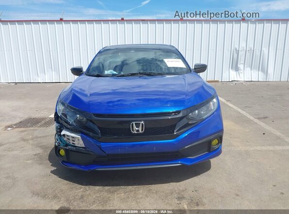 19XFC2E82LE025232 2020 HONDA CIVIC Blue Սարքավորումների վահանակի տեսք